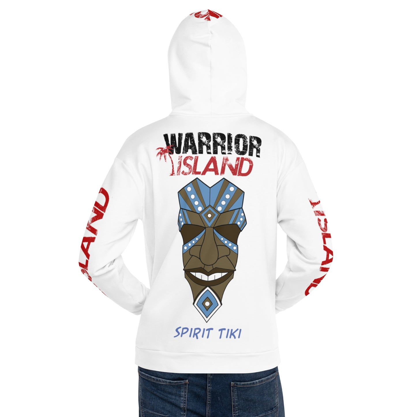 Warrior Island Spirit Tiki Unisex Hoodie