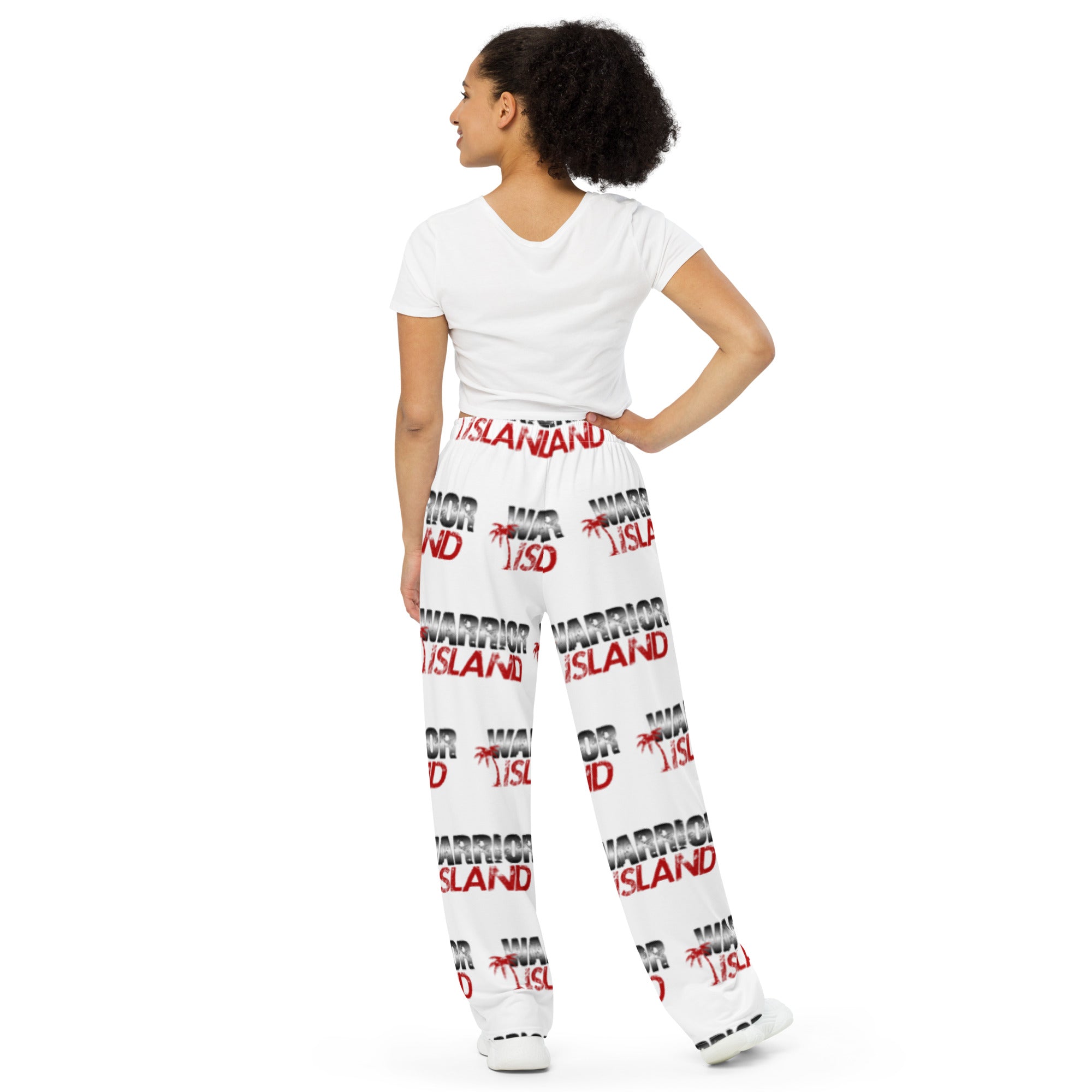 Warrior Island unisex wide-leg pants