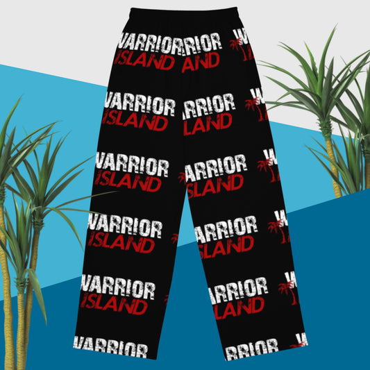 Warrior Island unisex wide-leg pants