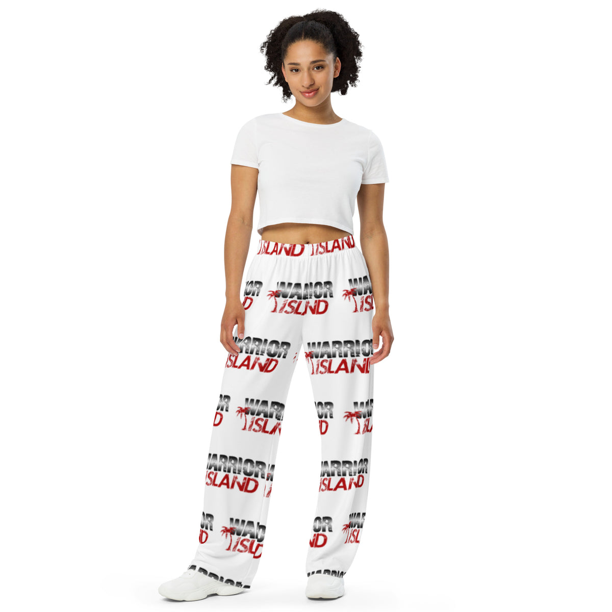 Warrior Island unisex wide-leg pants