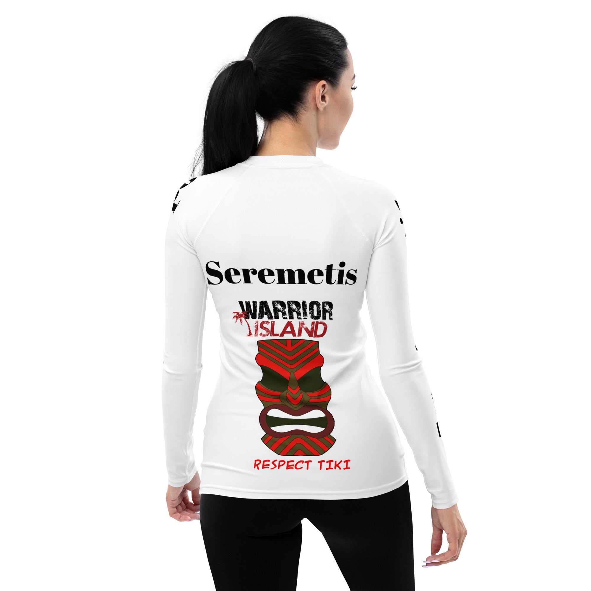 Team Seremetis Warrior Island Respect TIKI Rash Guard