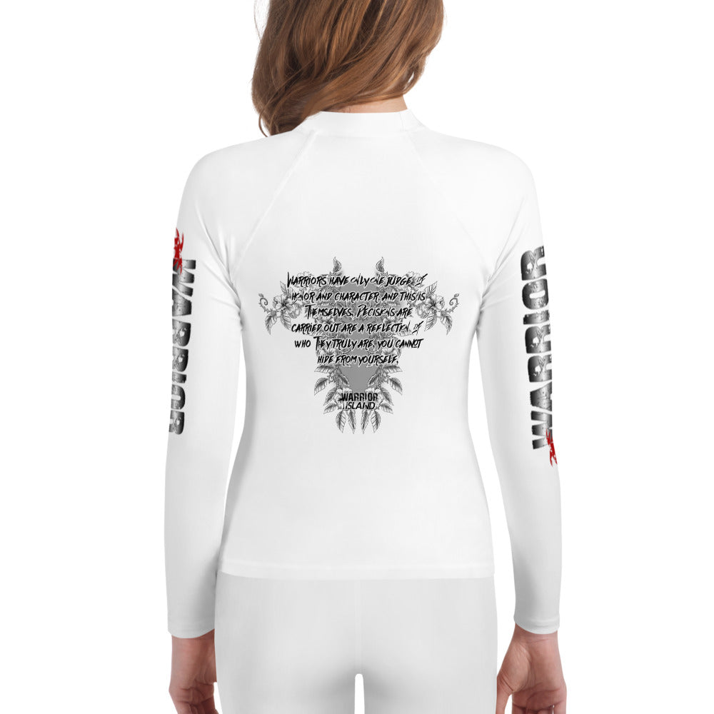 Warrior Island Honor Youth Rash Guard