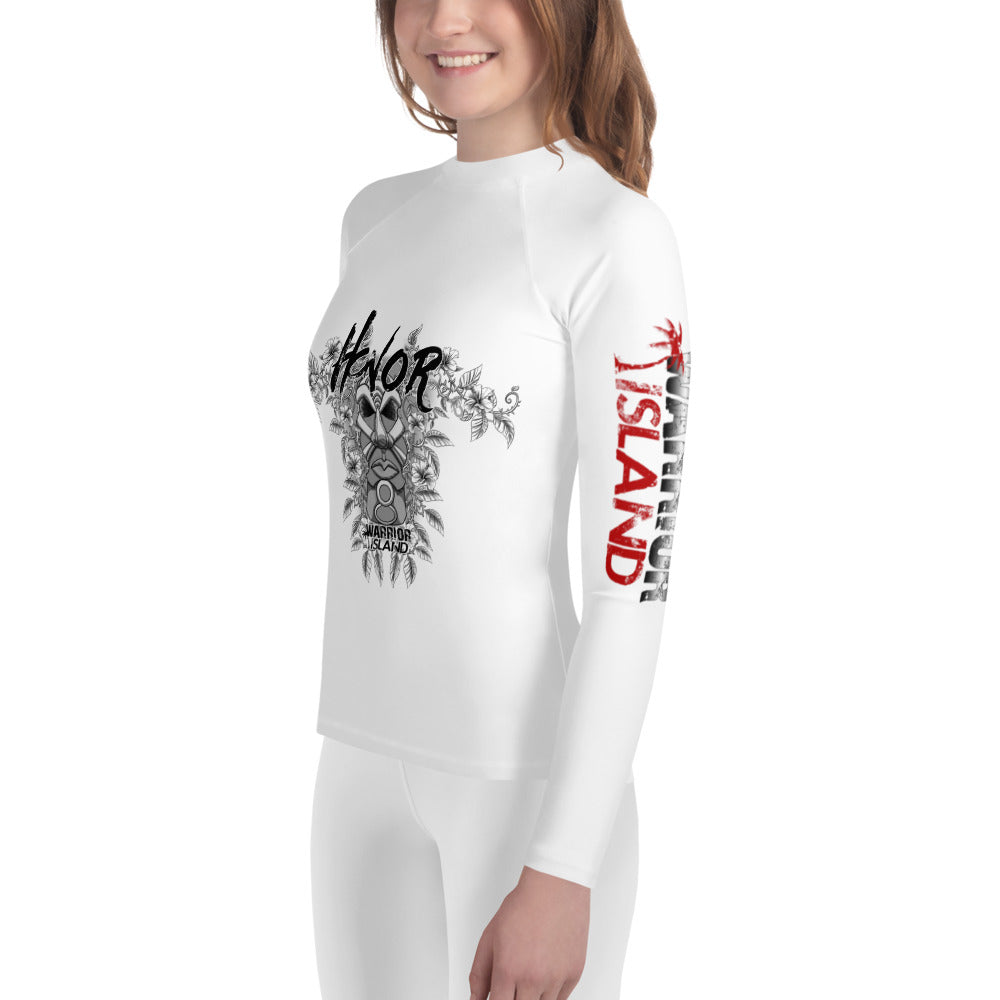 Warrior Island Honor Youth Rash Guard