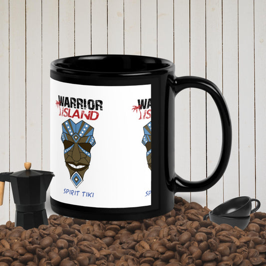 Spirit Tiki Coffee Mug Black Glossy Mug