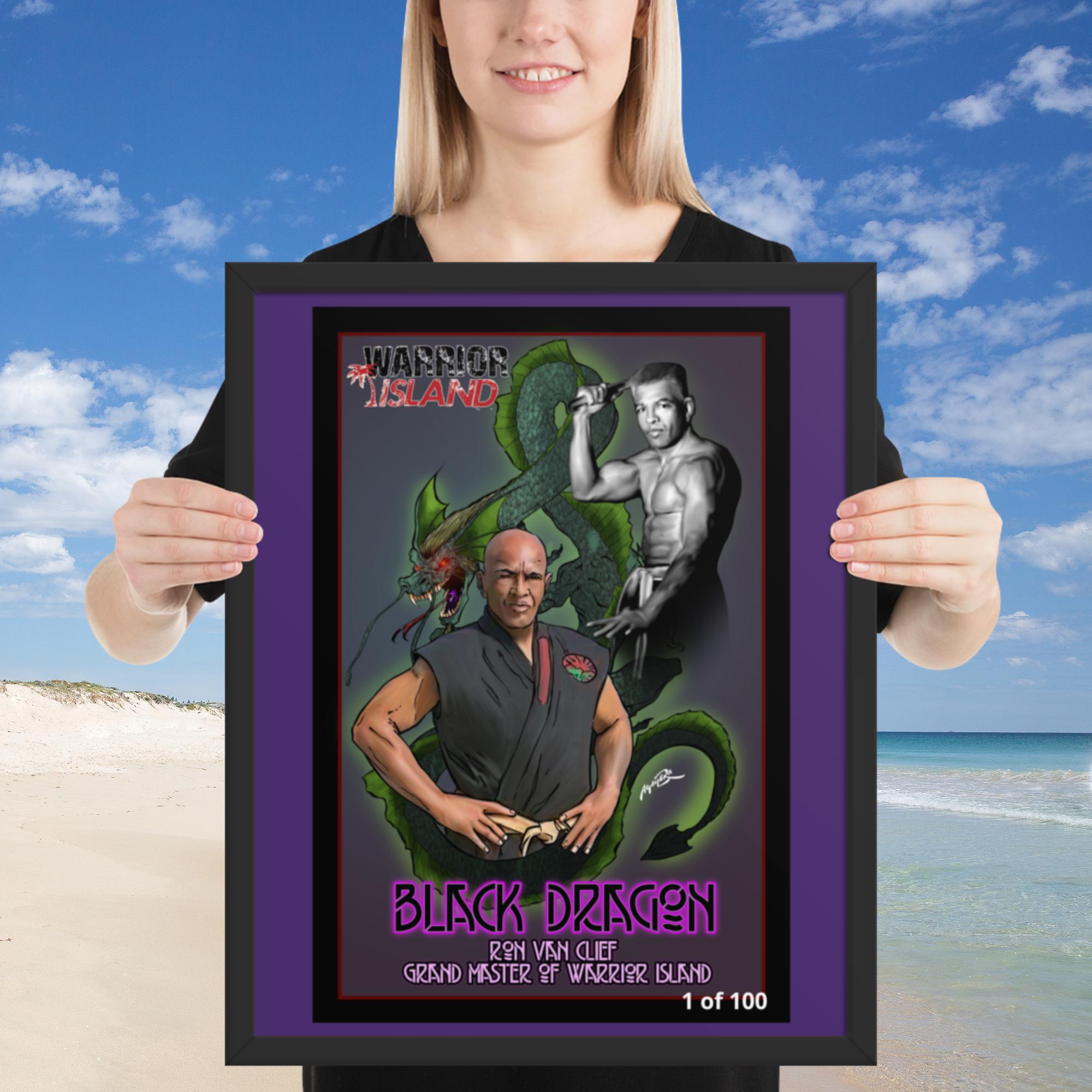 The Black Dragon Limited Edition Framed Photo and NFT