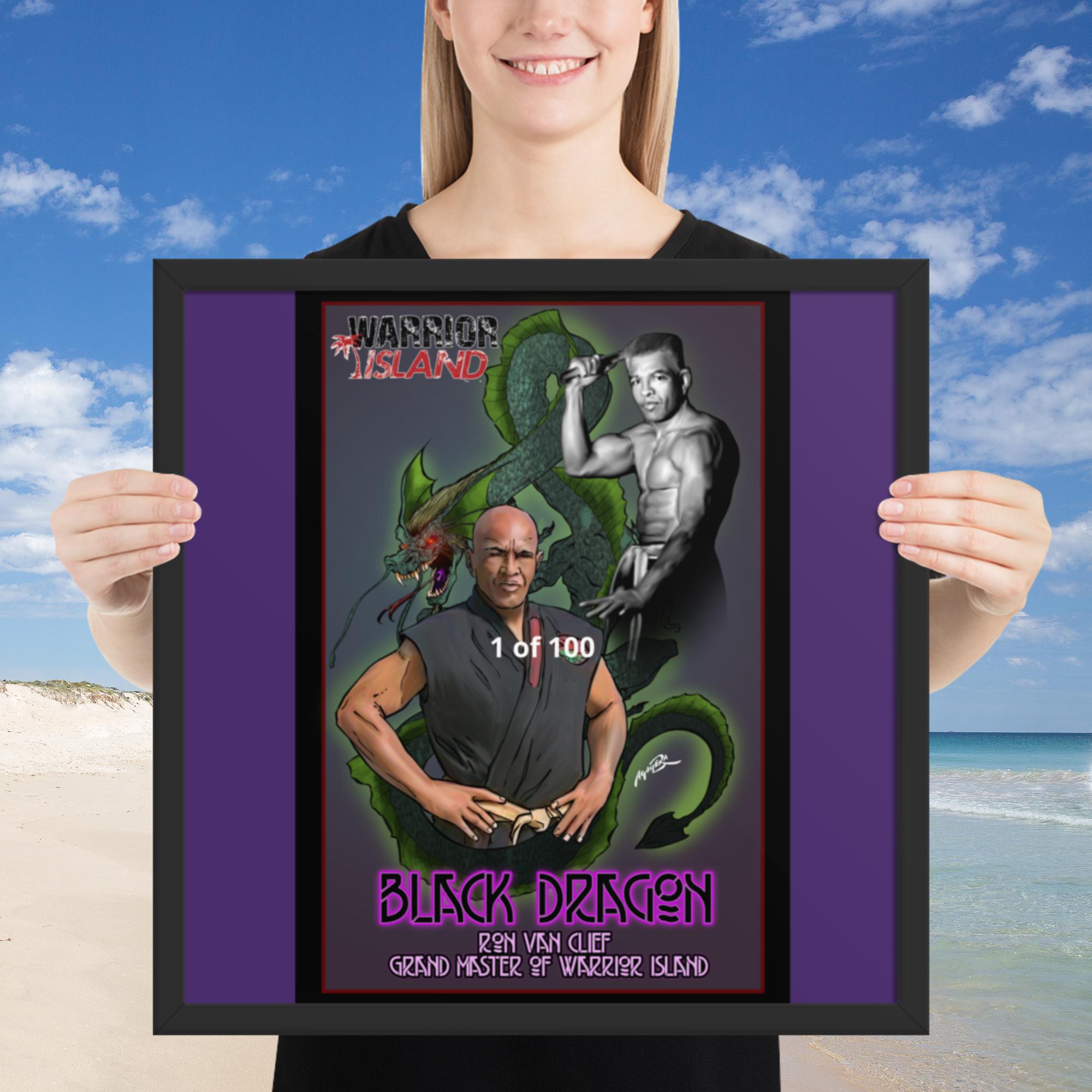 The Black Dragon Limited Edition Framed Photo and NFT