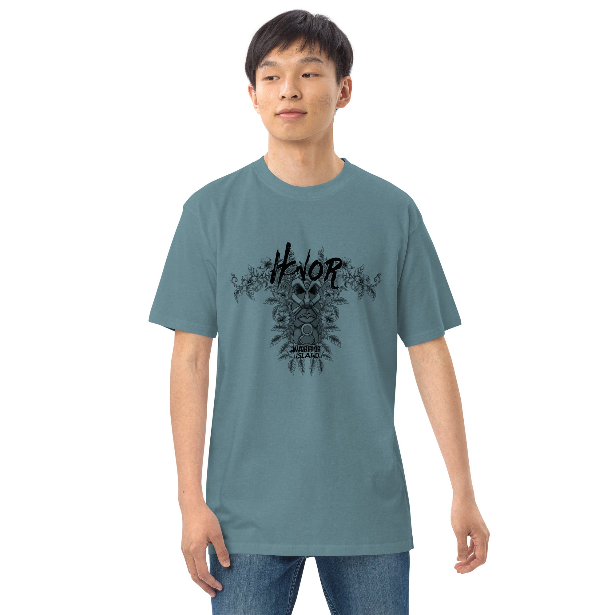 Honor Tiki Men’s premium heavyweight tee