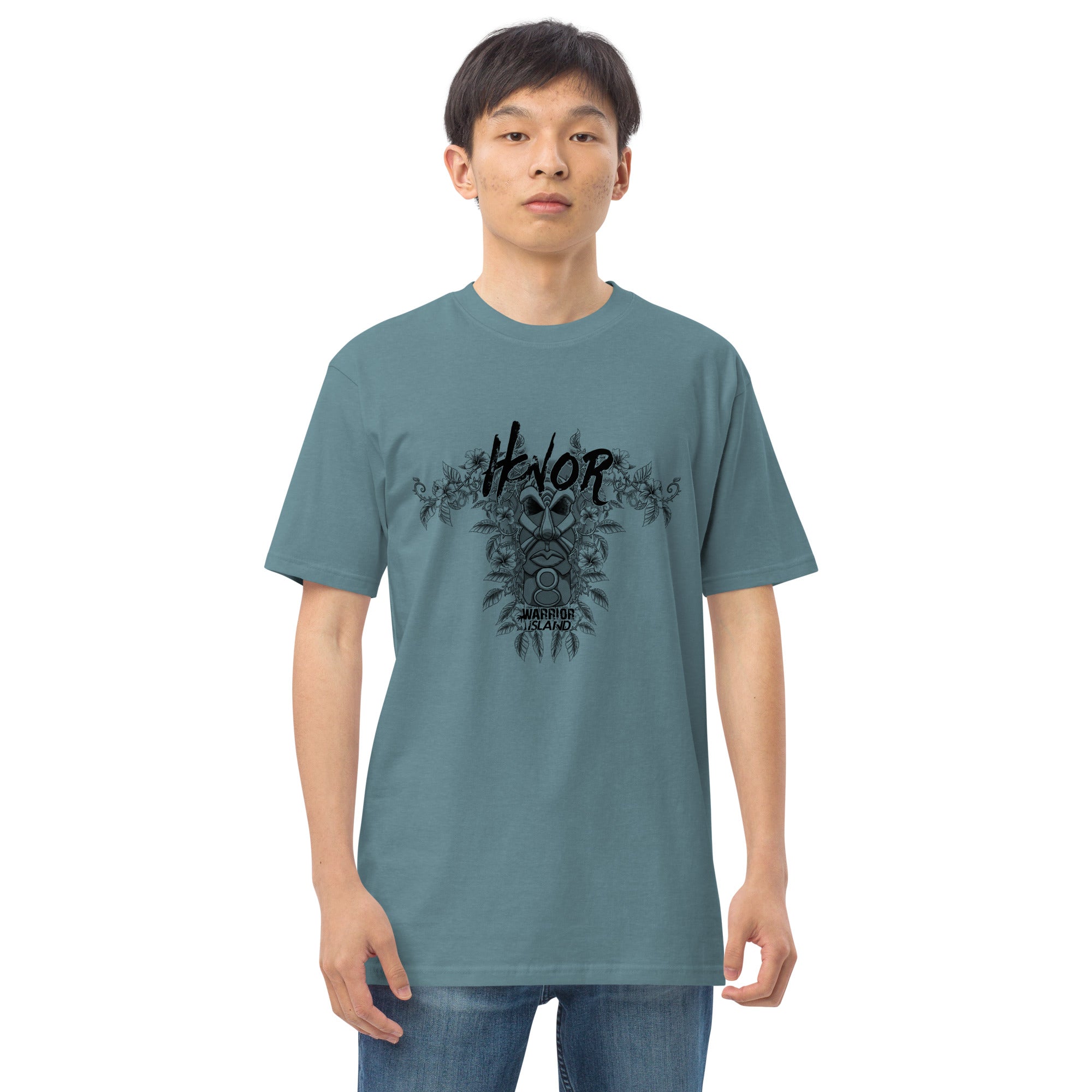 Honor Tiki Men’s premium heavyweight tee