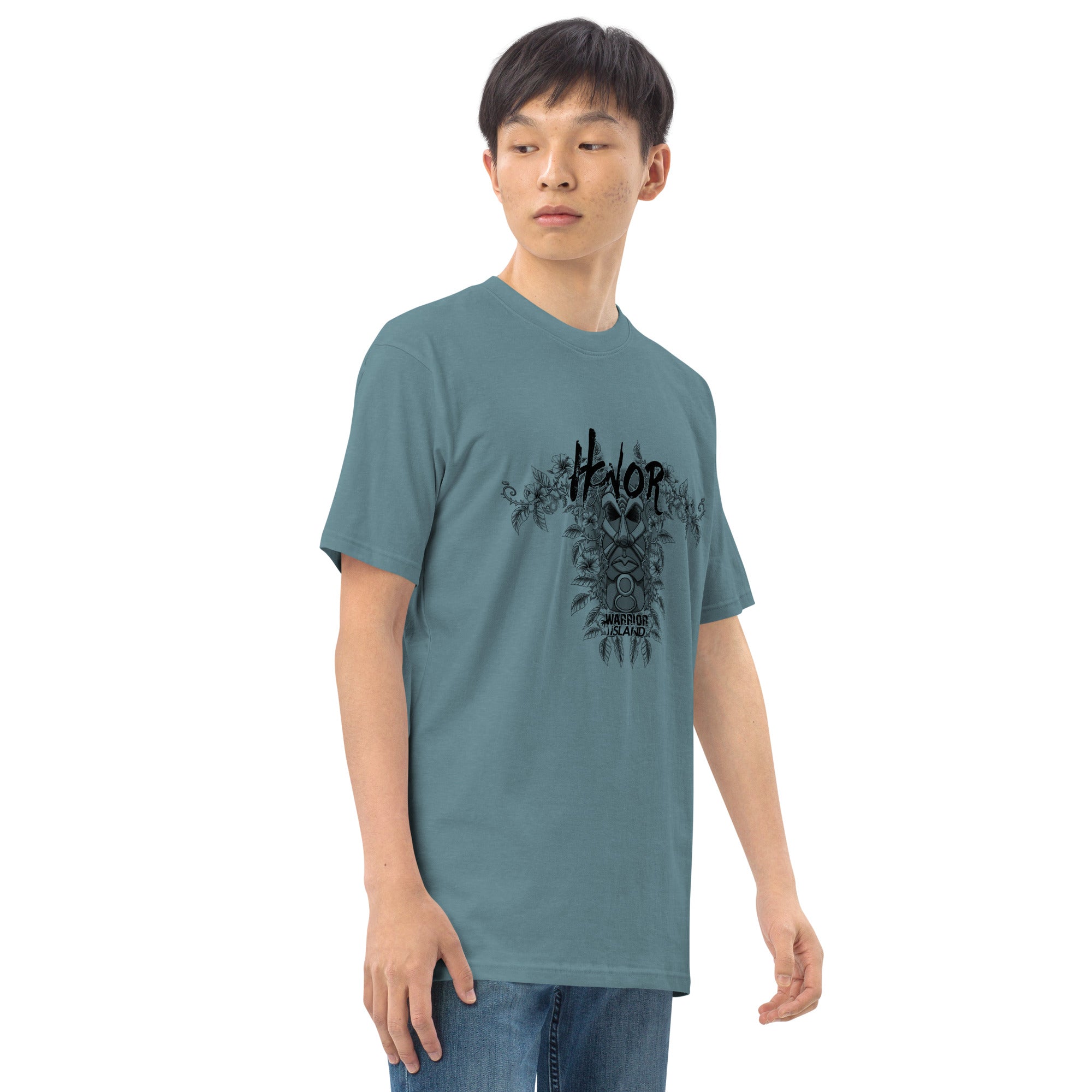 Honor Tiki Men’s premium heavyweight tee