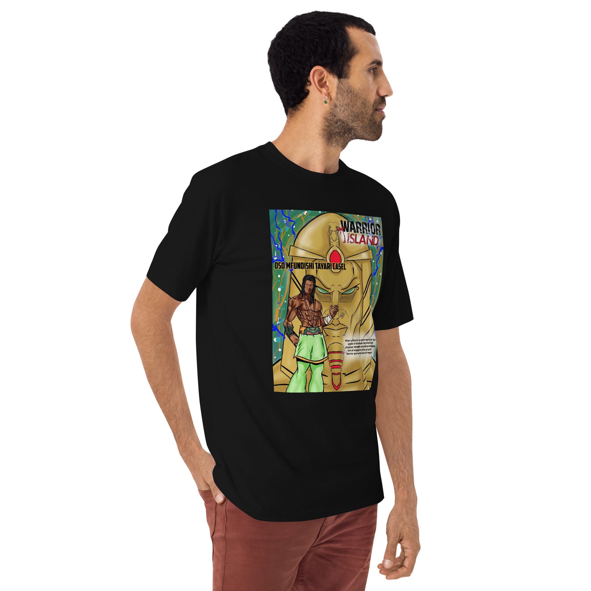 Oso Kindness Tiki Men’s premium heavyweight tee