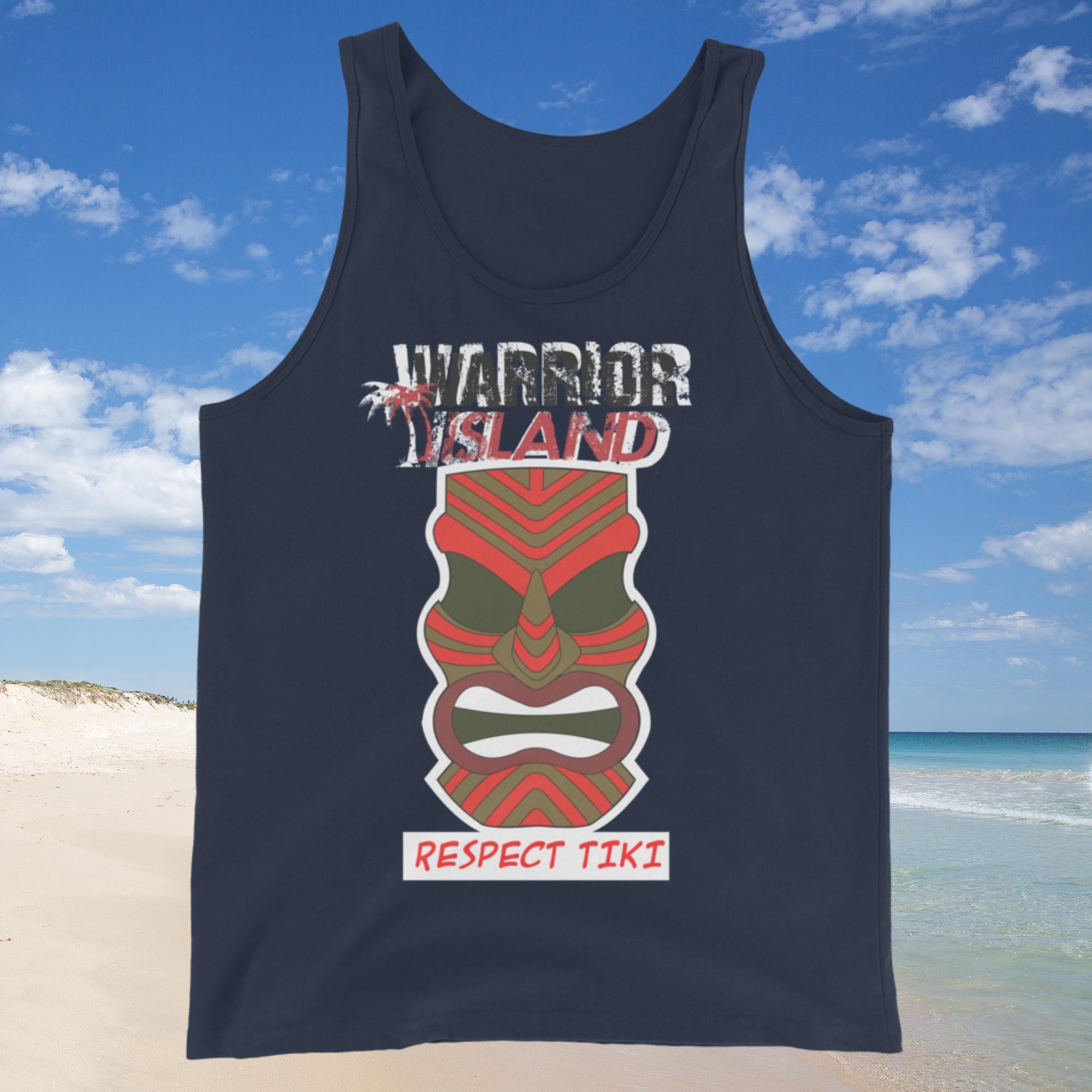 Warrior Island RESPECT TIKI Unisex Tank Top