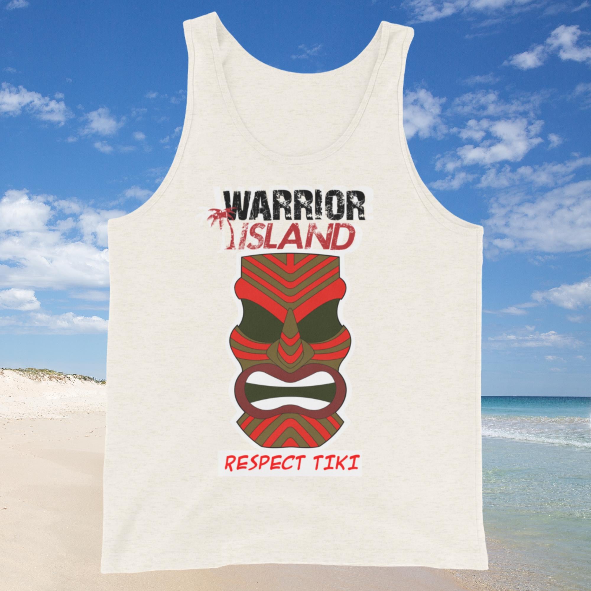 Warrior Island RESPECT TIKI Unisex Tank Top