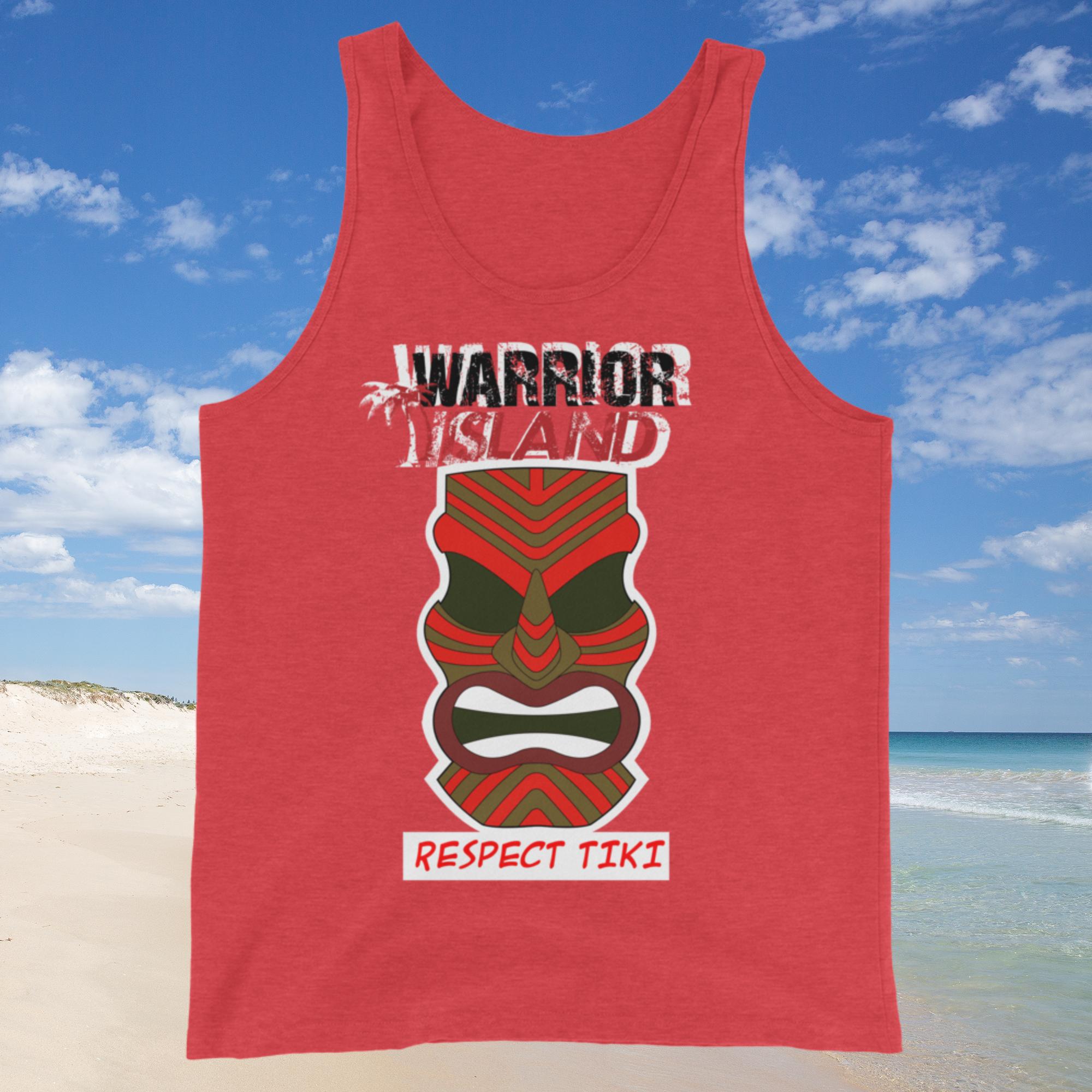 Warrior Island RESPECT TIKI Unisex Tank Top