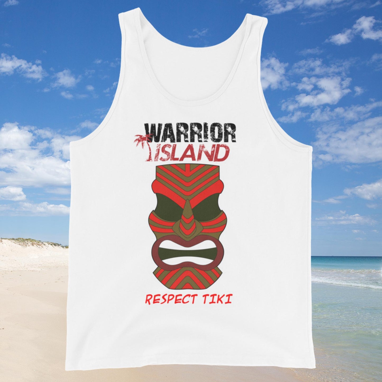 Warrior Island RESPECT TIKI Unisex Tank Top