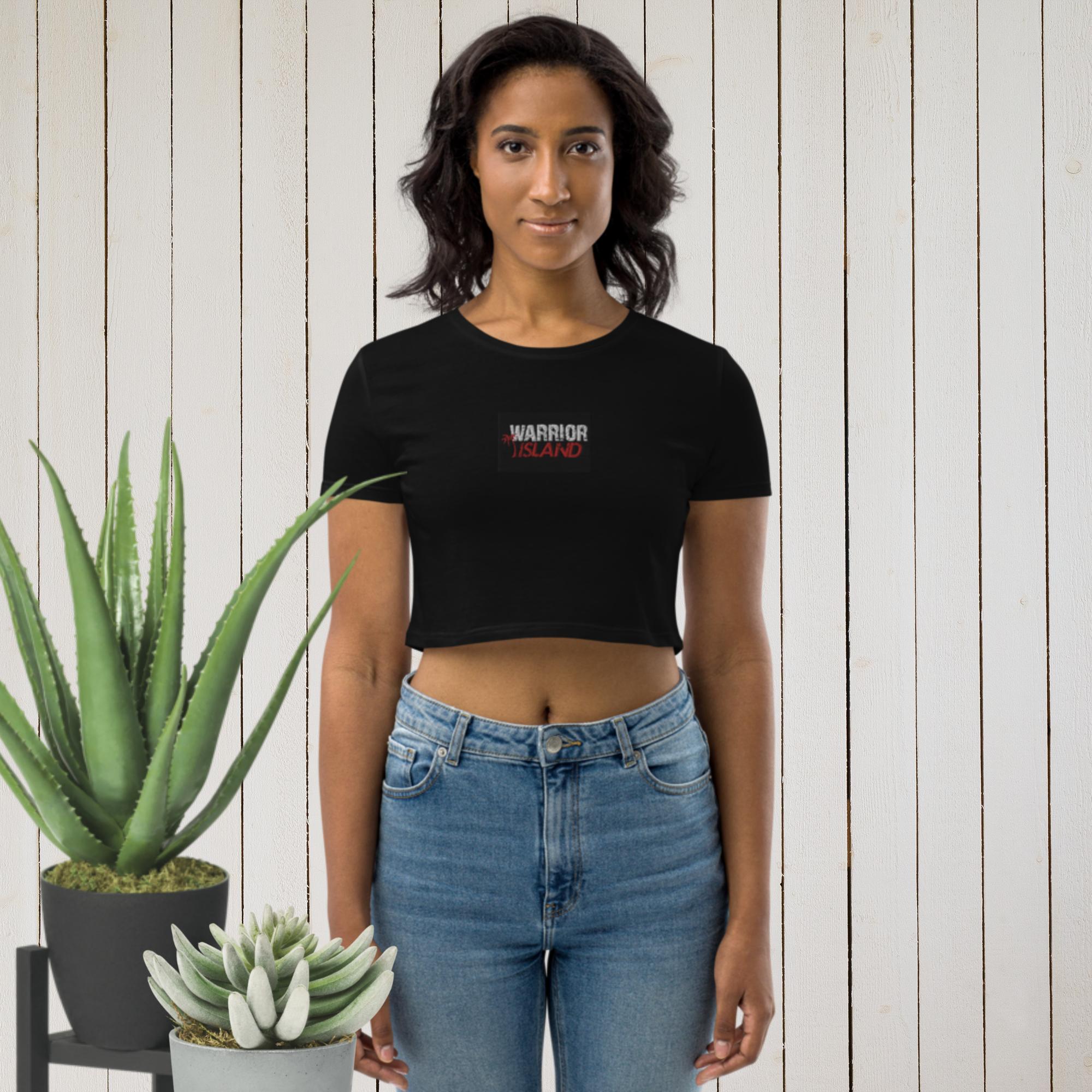 Warrior Island Ladies Organic Crop Top