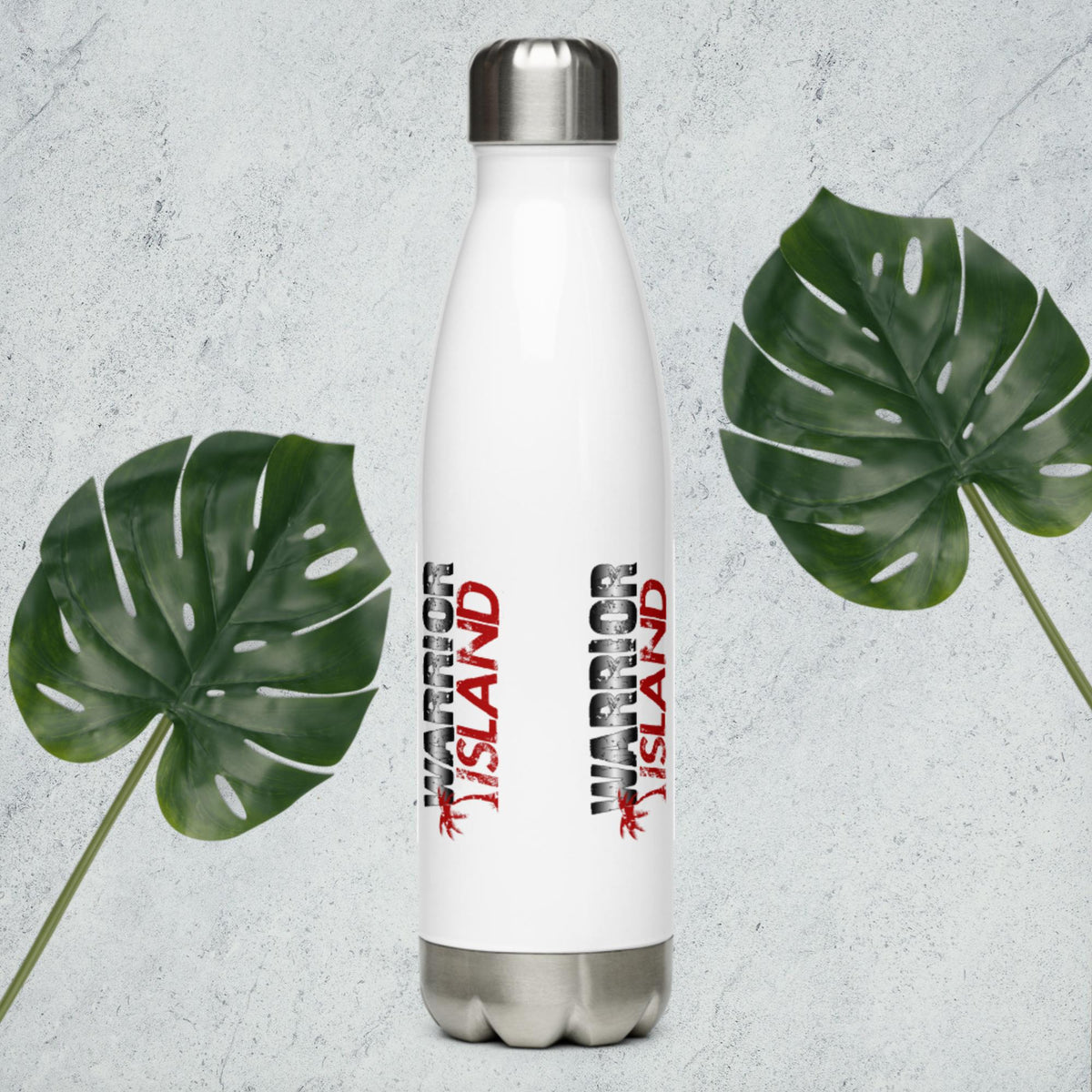 Warrior Island Stainless Steel Water Bottle