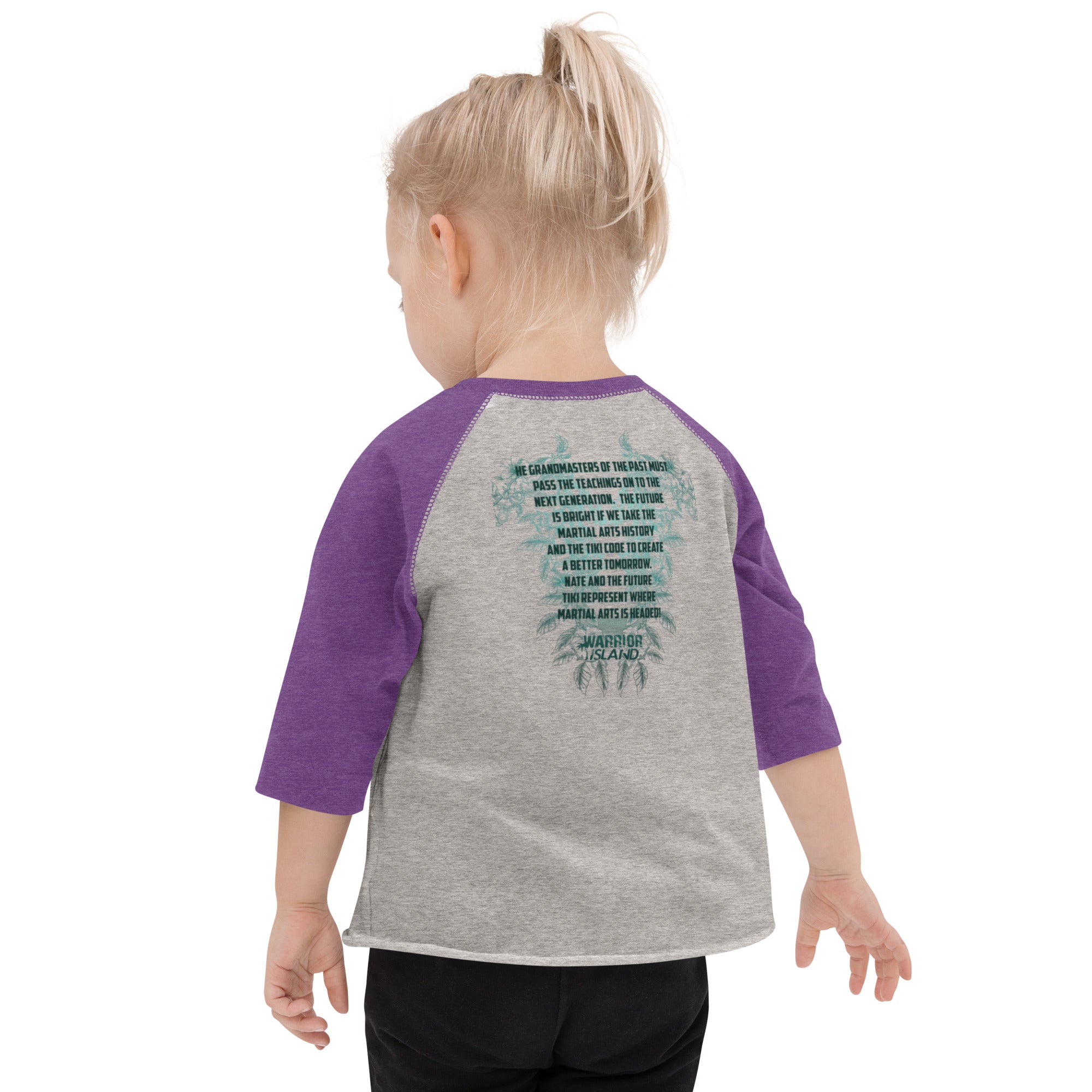 Future Tiki Toddler baseball shirt