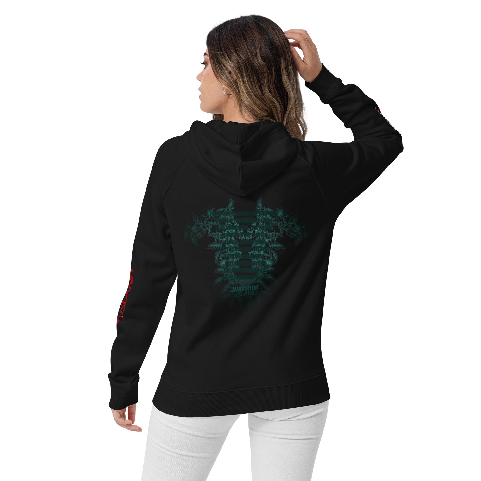 Future Tiki Unisex eco raglan hoodie