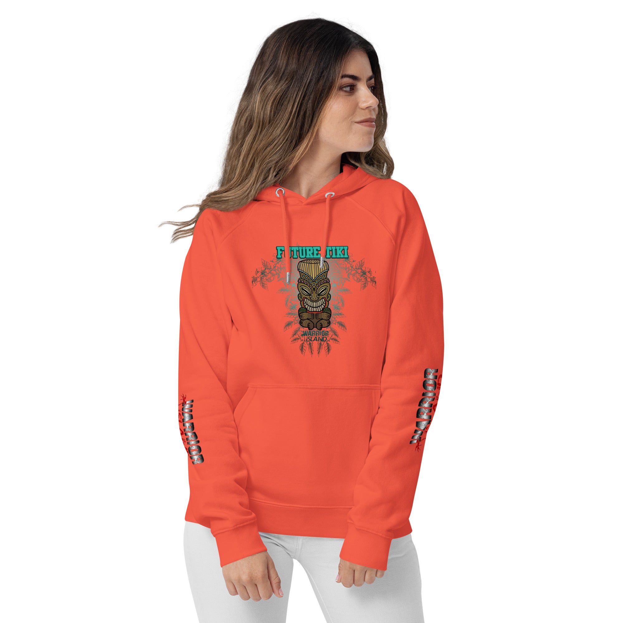 Future Tiki Unisex eco raglan hoodie