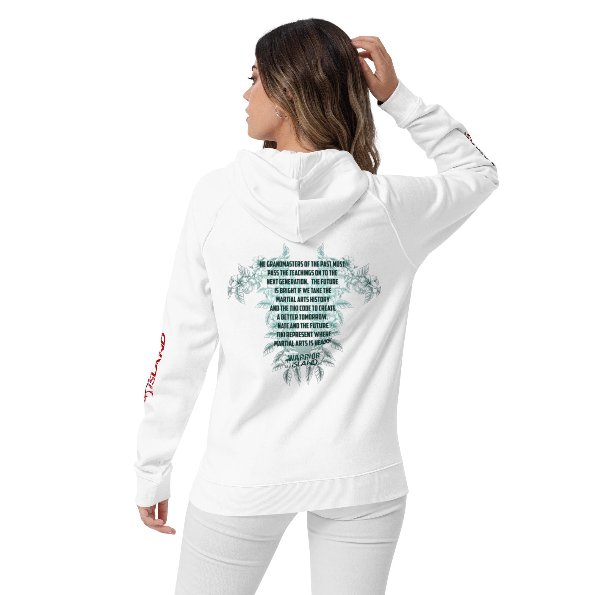 Future Tiki Unisex eco raglan hoodie