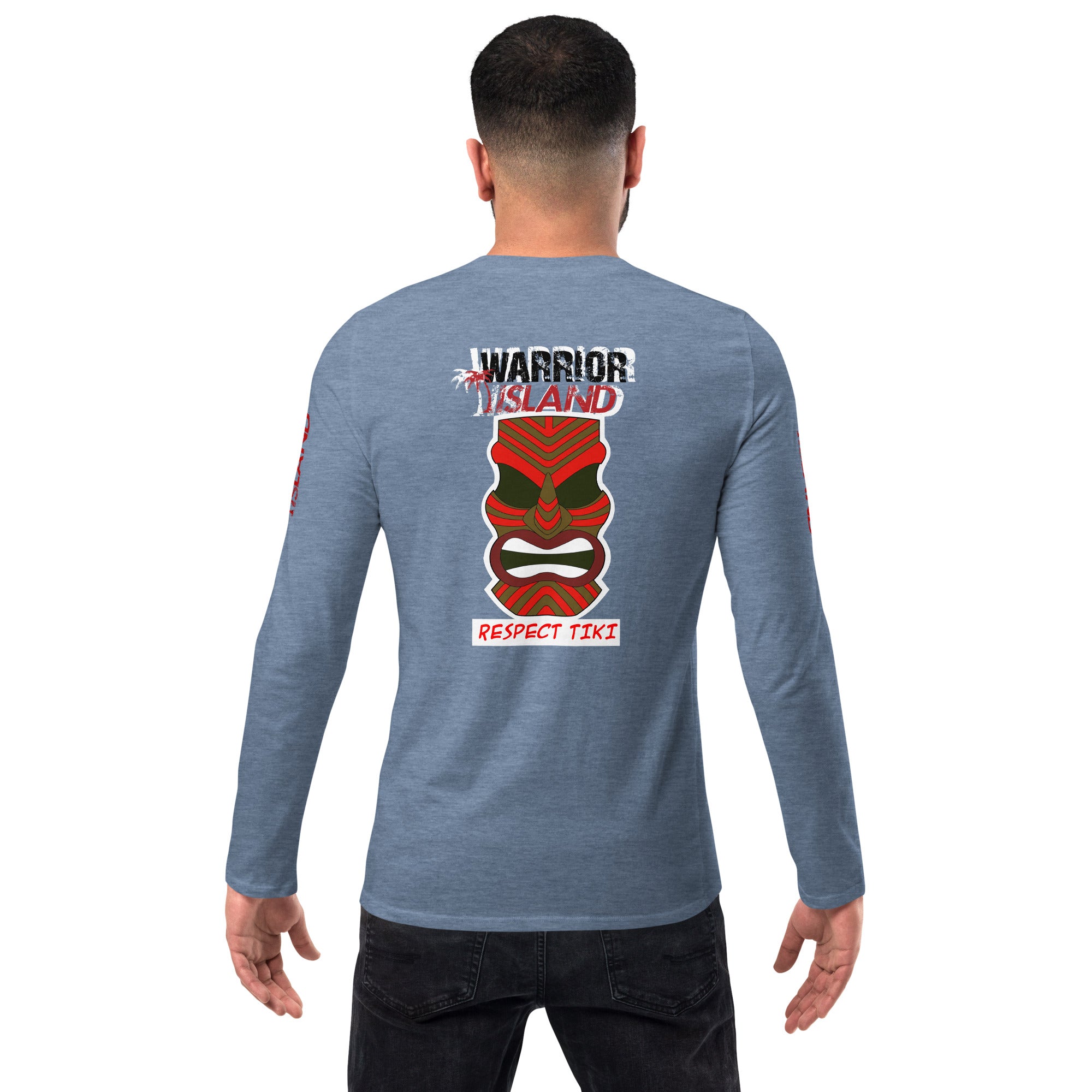 Warrior Island Respect TIKI Unisex fashion long sleeve shirt