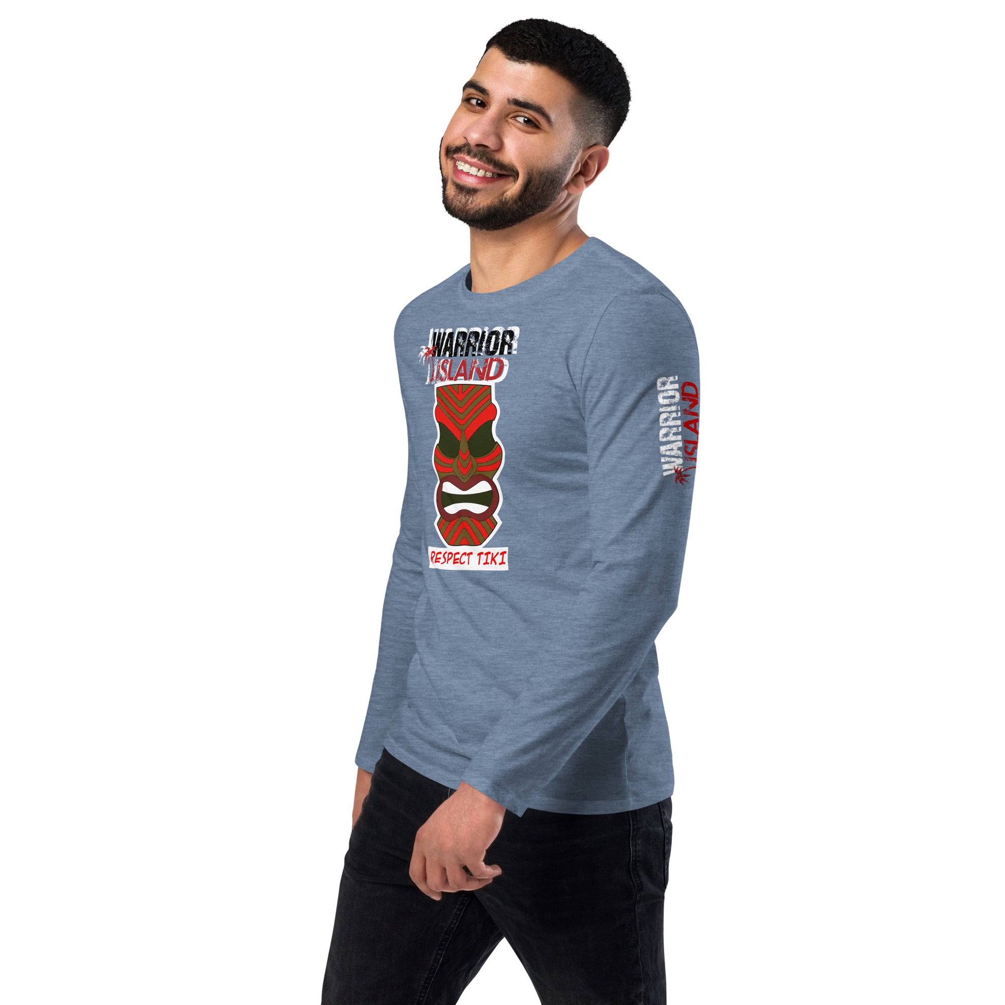 Warrior Island Respect TIKI Unisex fashion long sleeve shirt