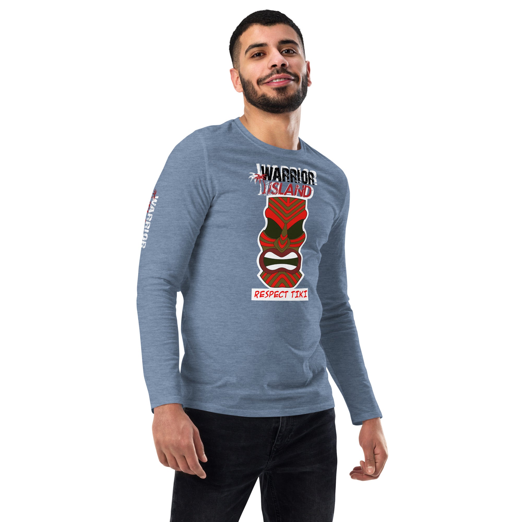 Warrior Island Respect TIKI Unisex fashion long sleeve shirt