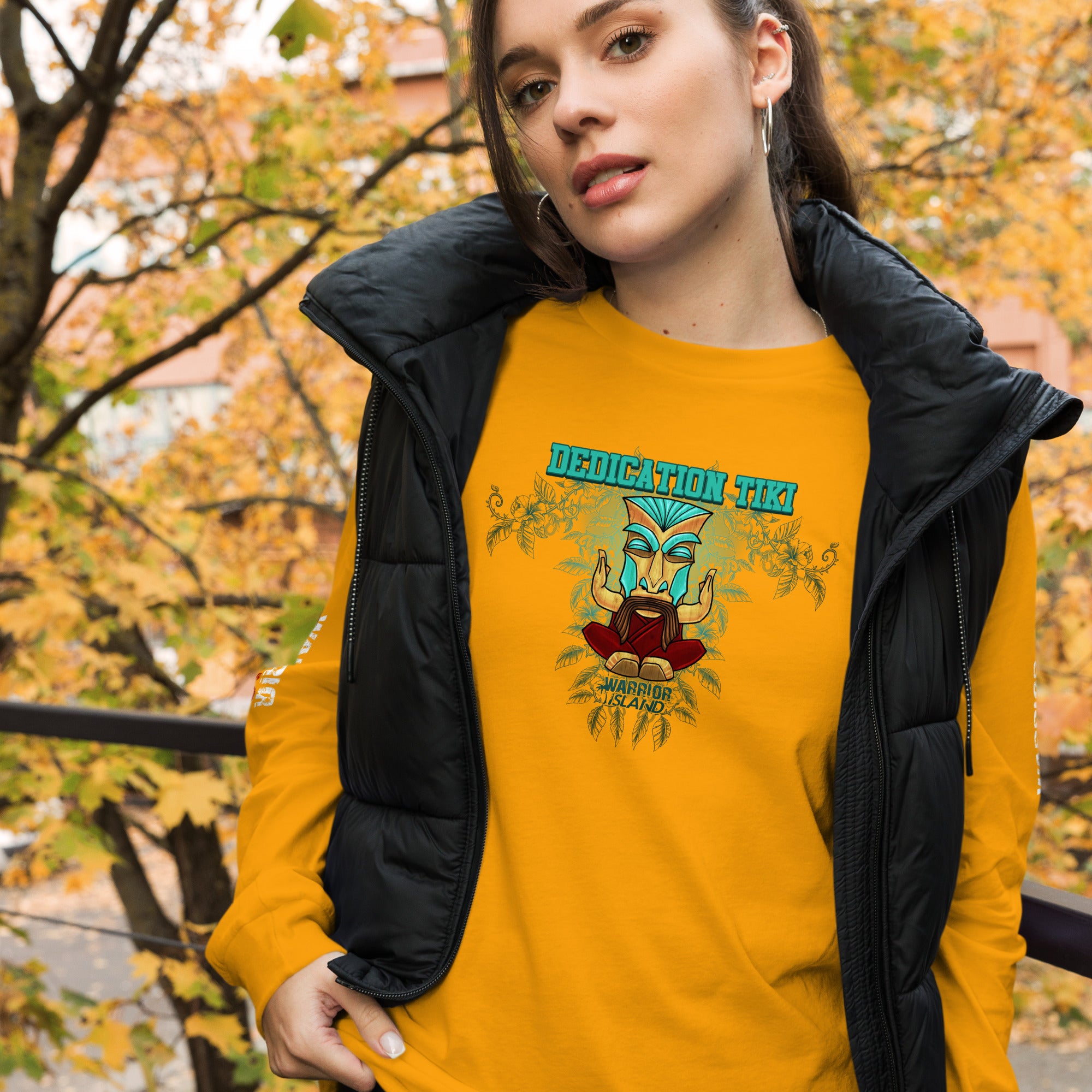 Dedication Tiki Unisex Long Sleeve Tee