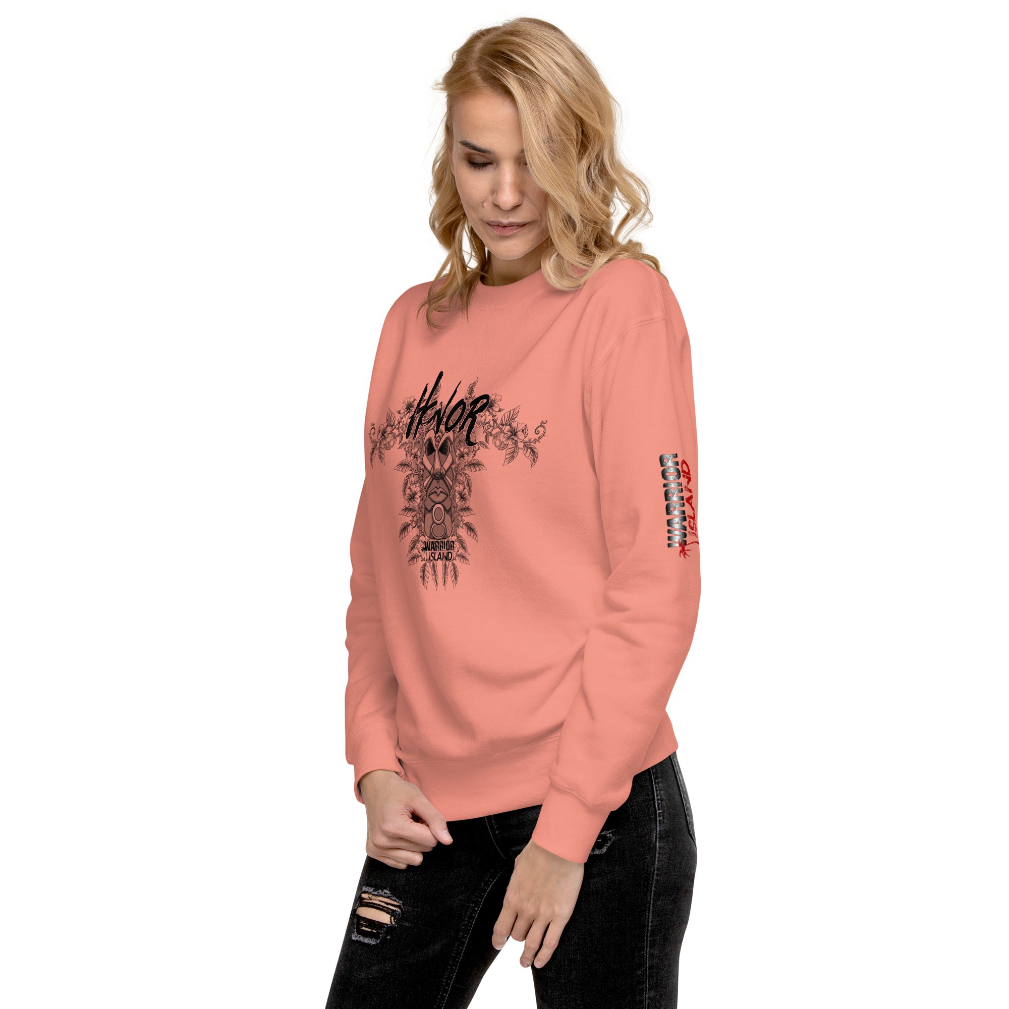 The Warrior Island HONOR Tiki Code Unisex Premium Sweatshirt