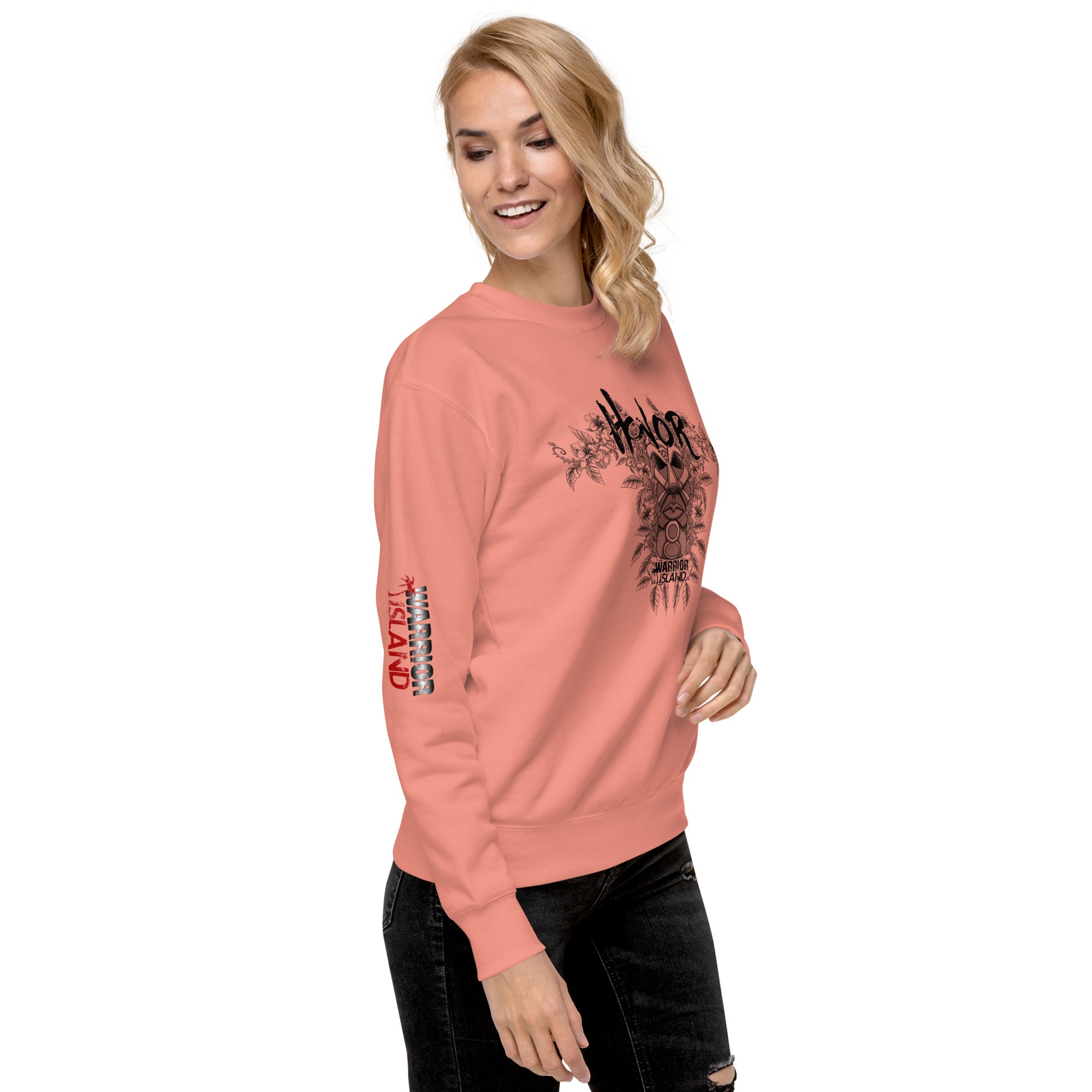 The Warrior Island HONOR Tiki Code Unisex Premium Sweatshirt