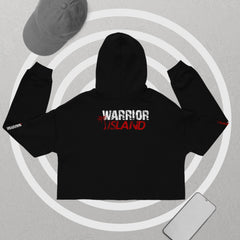 Warrior Island Brand Crop Hoodie