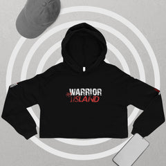 Warrior Island Brand Crop Hoodie