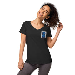 Balance Tiki Women’s fitted v-neck t-shirt