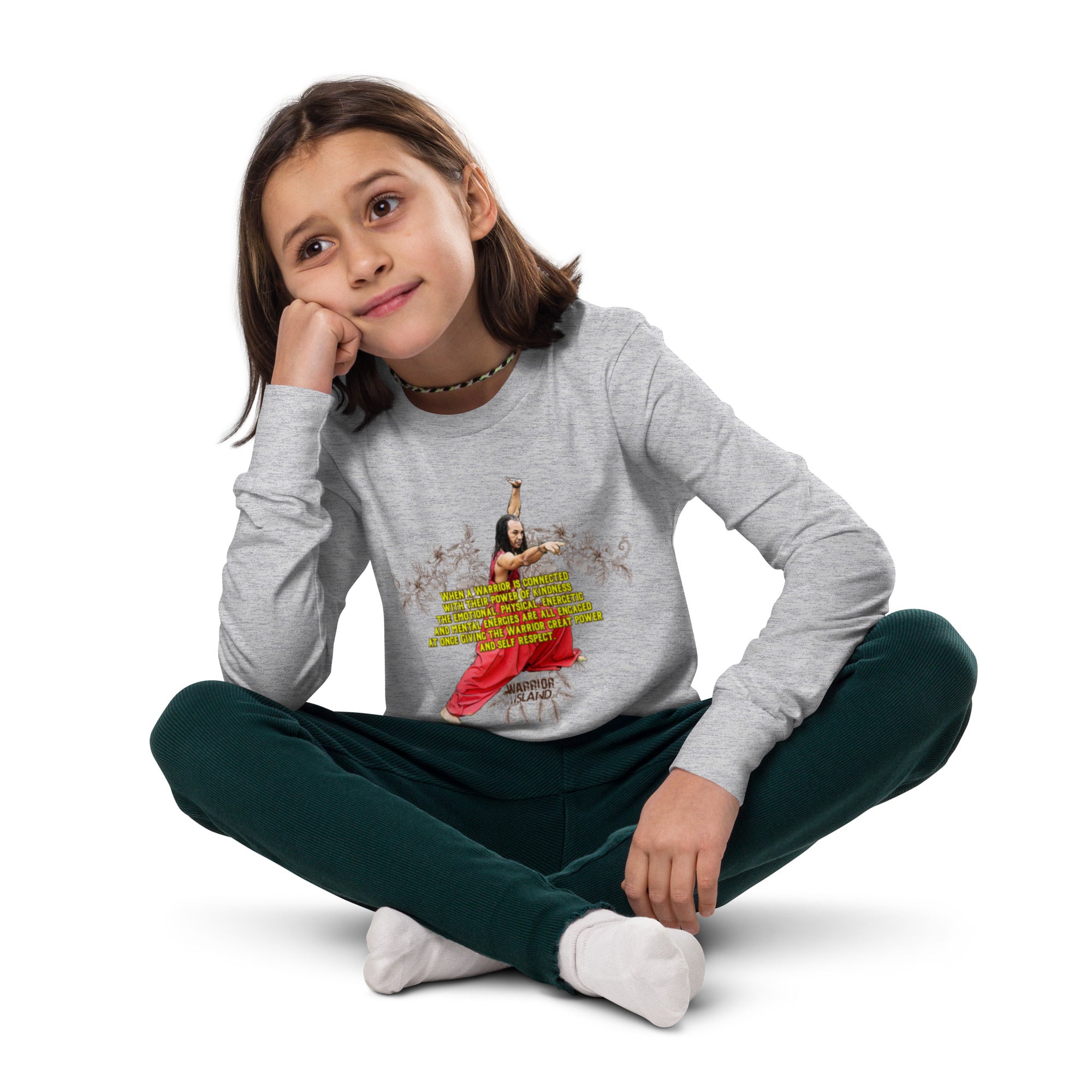 Kindness Tiki Youth long sleeve tee