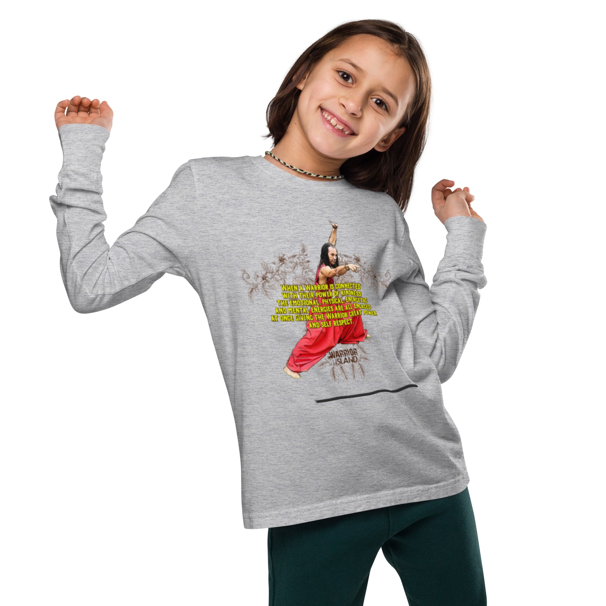 Kindness Tiki Youth long sleeve tee