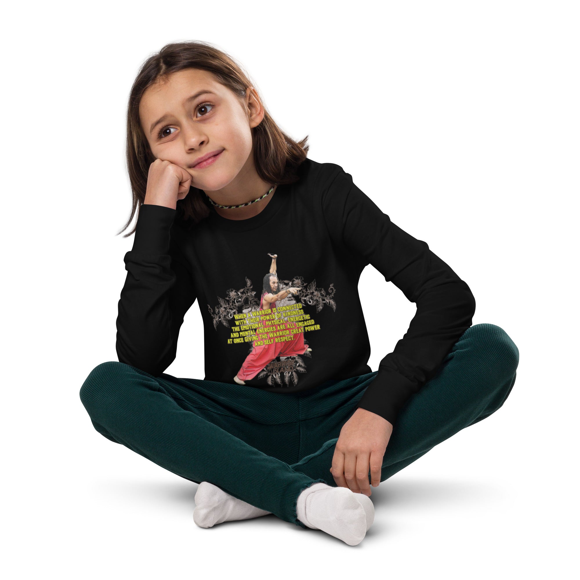 Kindness Tiki Youth long sleeve tee