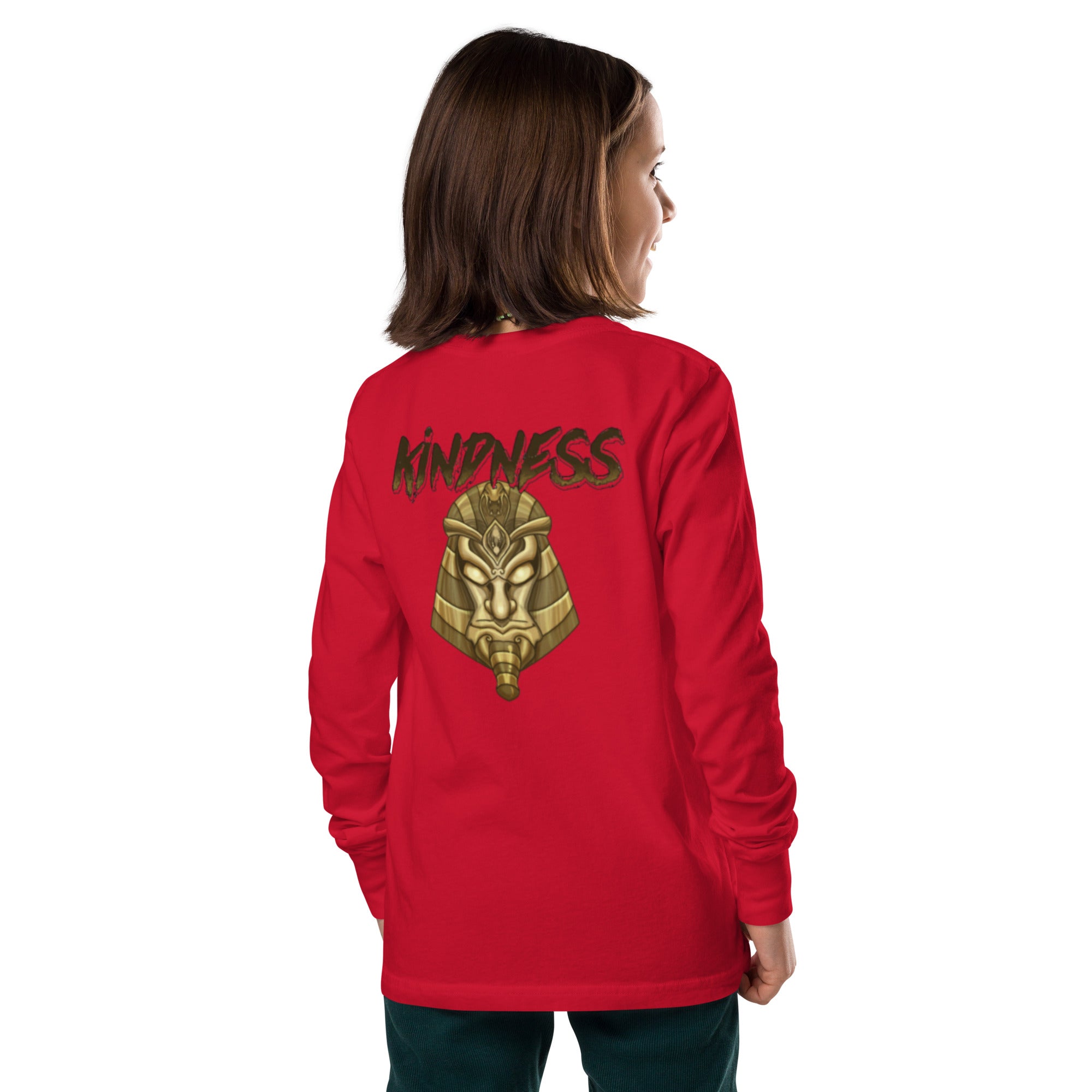 Kindness Tiki Youth long sleeve tee