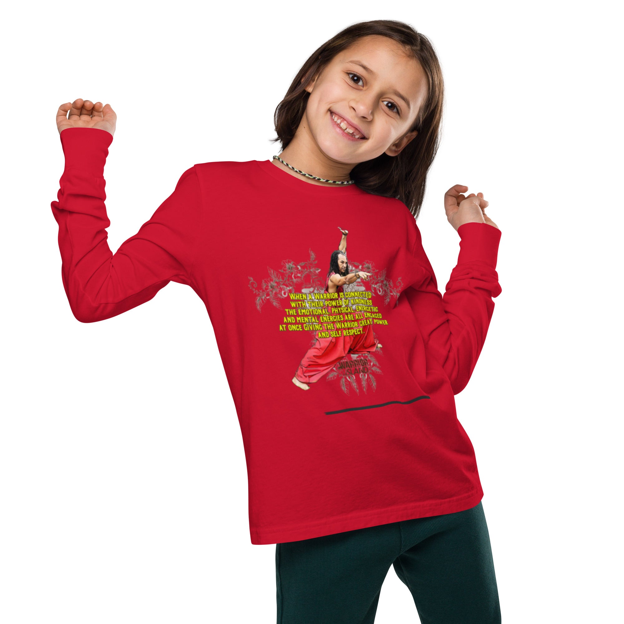 Kindness Tiki Youth long sleeve tee