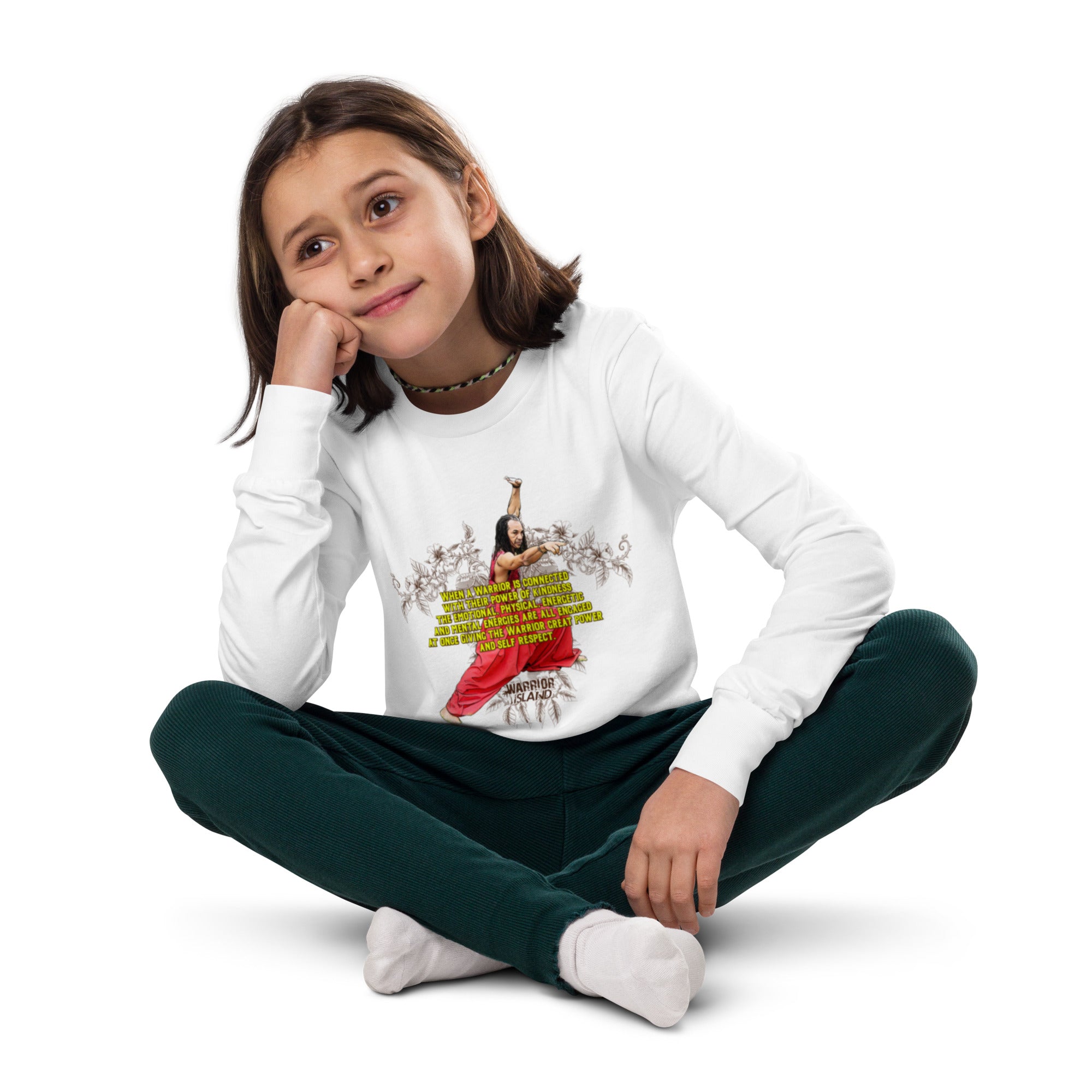 Kindness Tiki Youth long sleeve tee