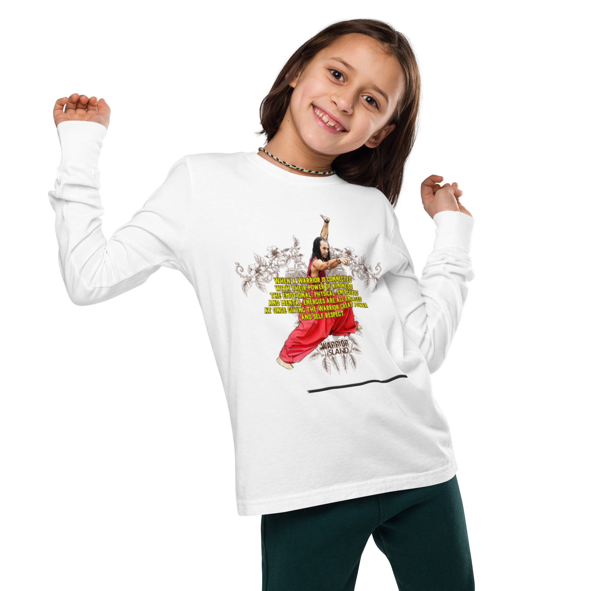 Kindness Tiki Youth long sleeve tee